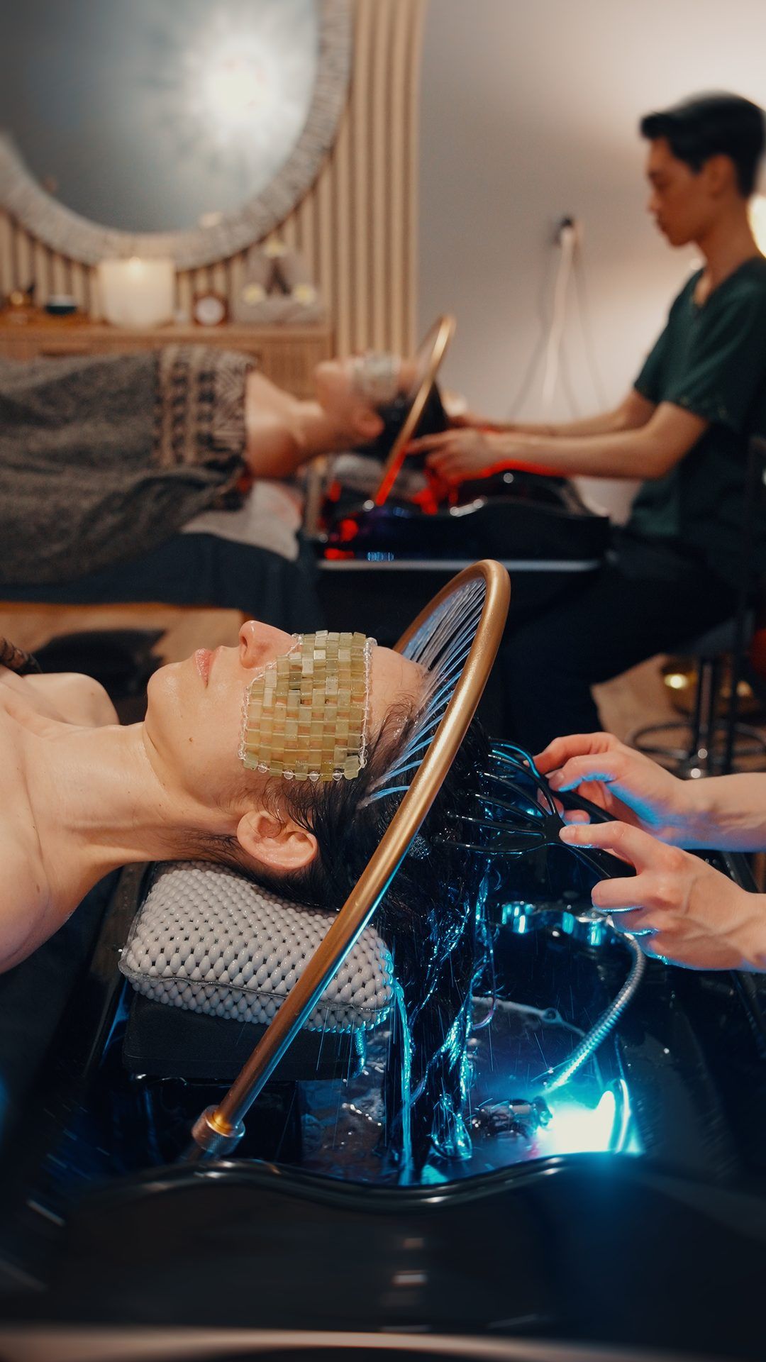 Head Spa w salonie Ahimsa we Wrocławiu — rytuał pielęgnacji głowy